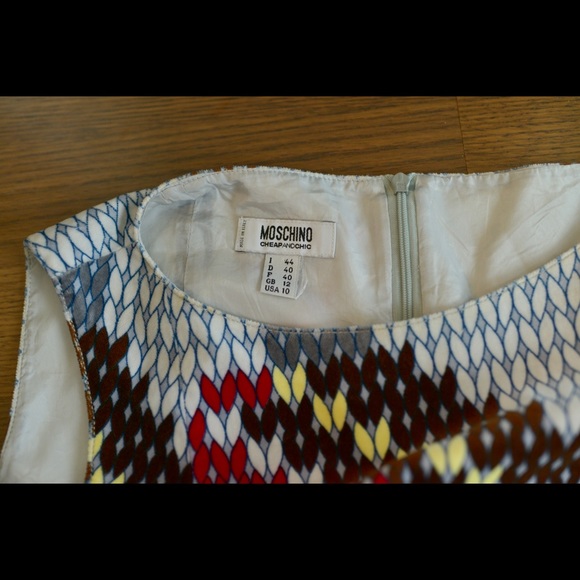 Moschino Cheap & Chic - knit print dress - Size 10 - Picture 2 of 5